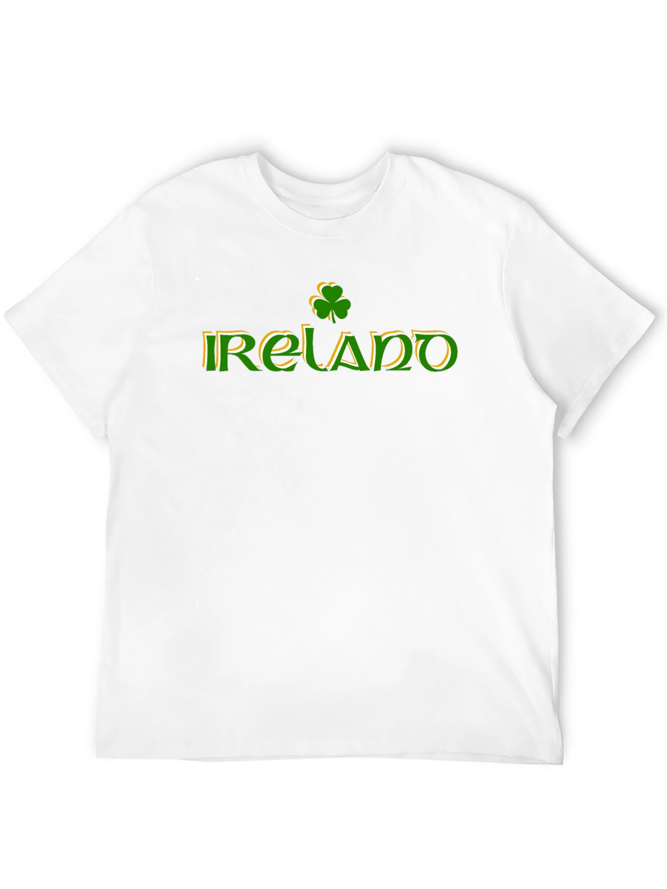 Ireland Shamrock Graphic Print T-Shirt