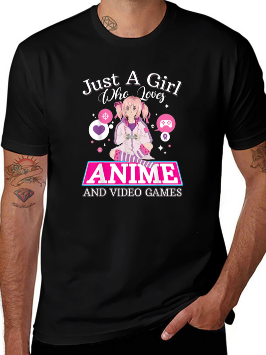 Anime & Video Game Lover T-Shirt - Kawaii Girl Gamer Tee