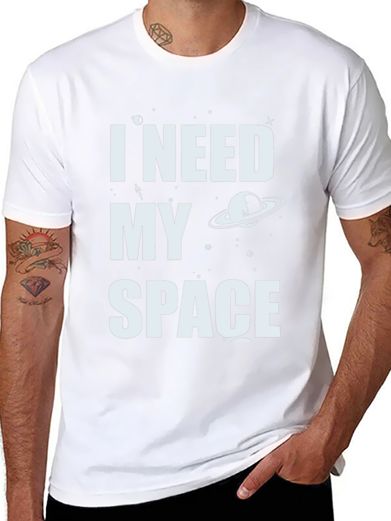 I Need My Space Graphic T-Shirt