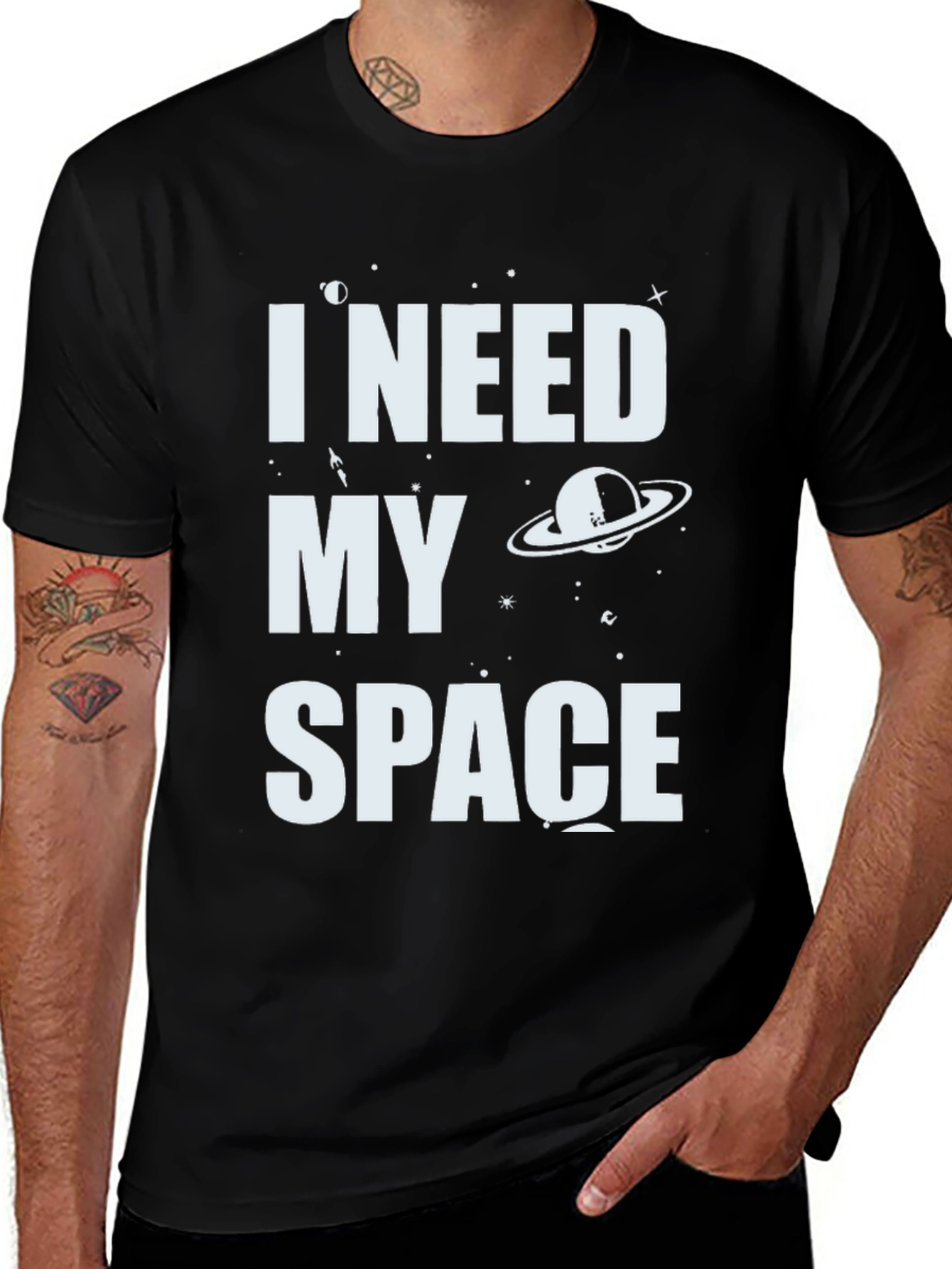 I Need My Space Graphic T-Shirt