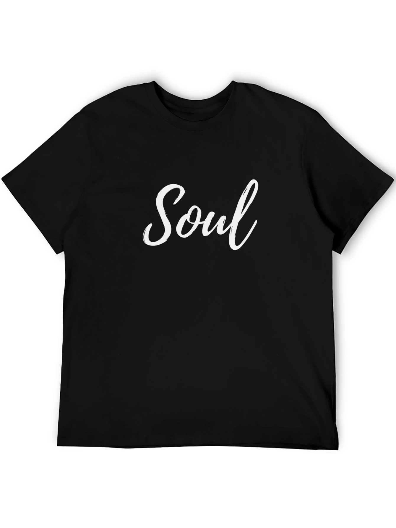 Soul Graphic Print Black T-Shirt