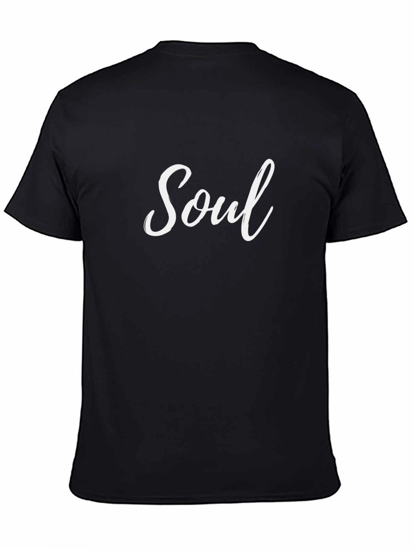 Soul Graphic Print Black T-Shirt