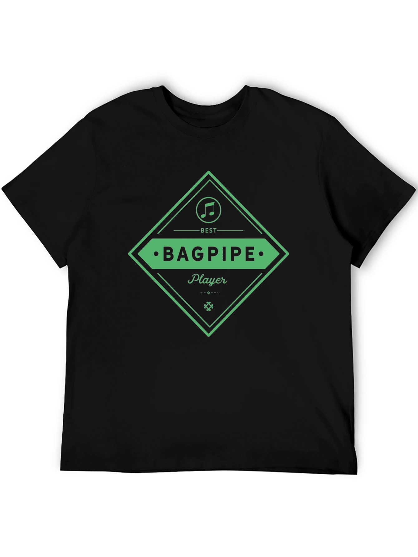 Best Bagpipe Player Black T-Shirt