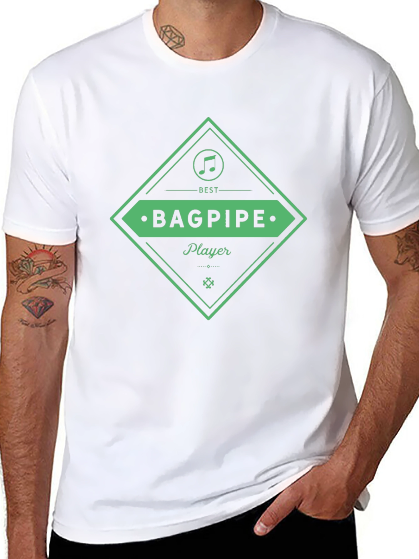 Best Bagpipe Player Black T-Shirt