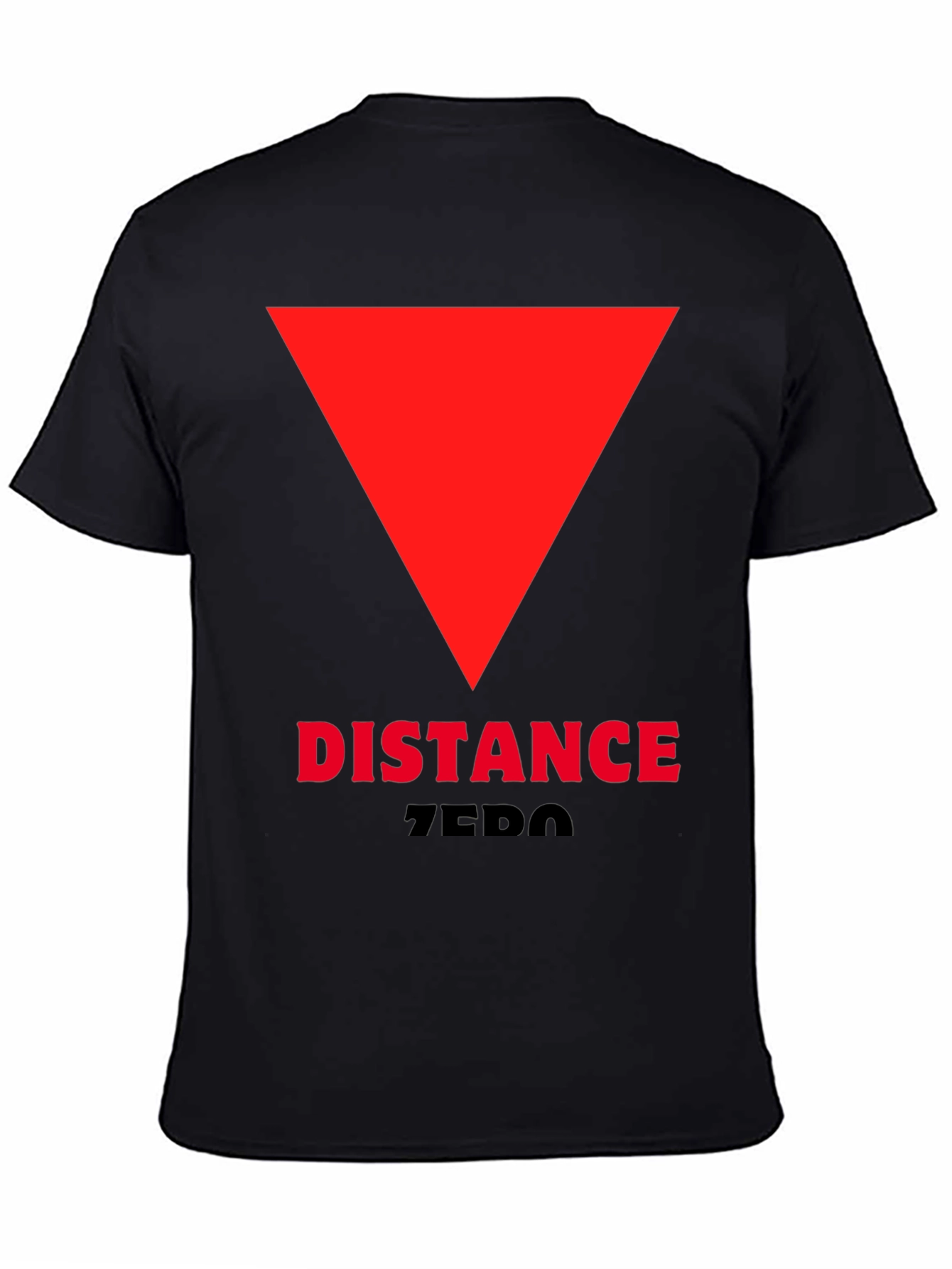Distance Zero T-Shirt - Red Triangle Design