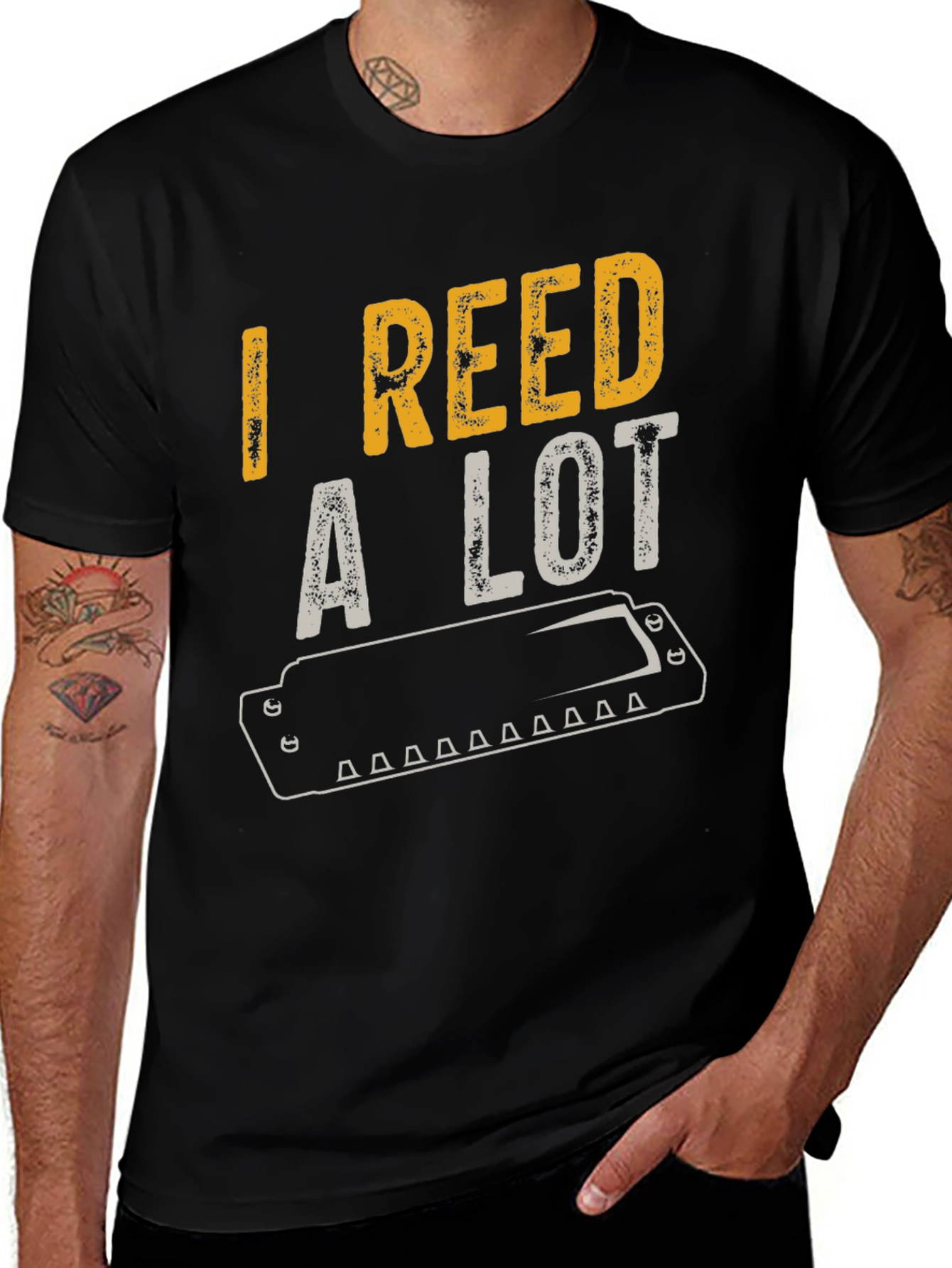 I Reed A Lot T-Shirt Musician Humor Tee