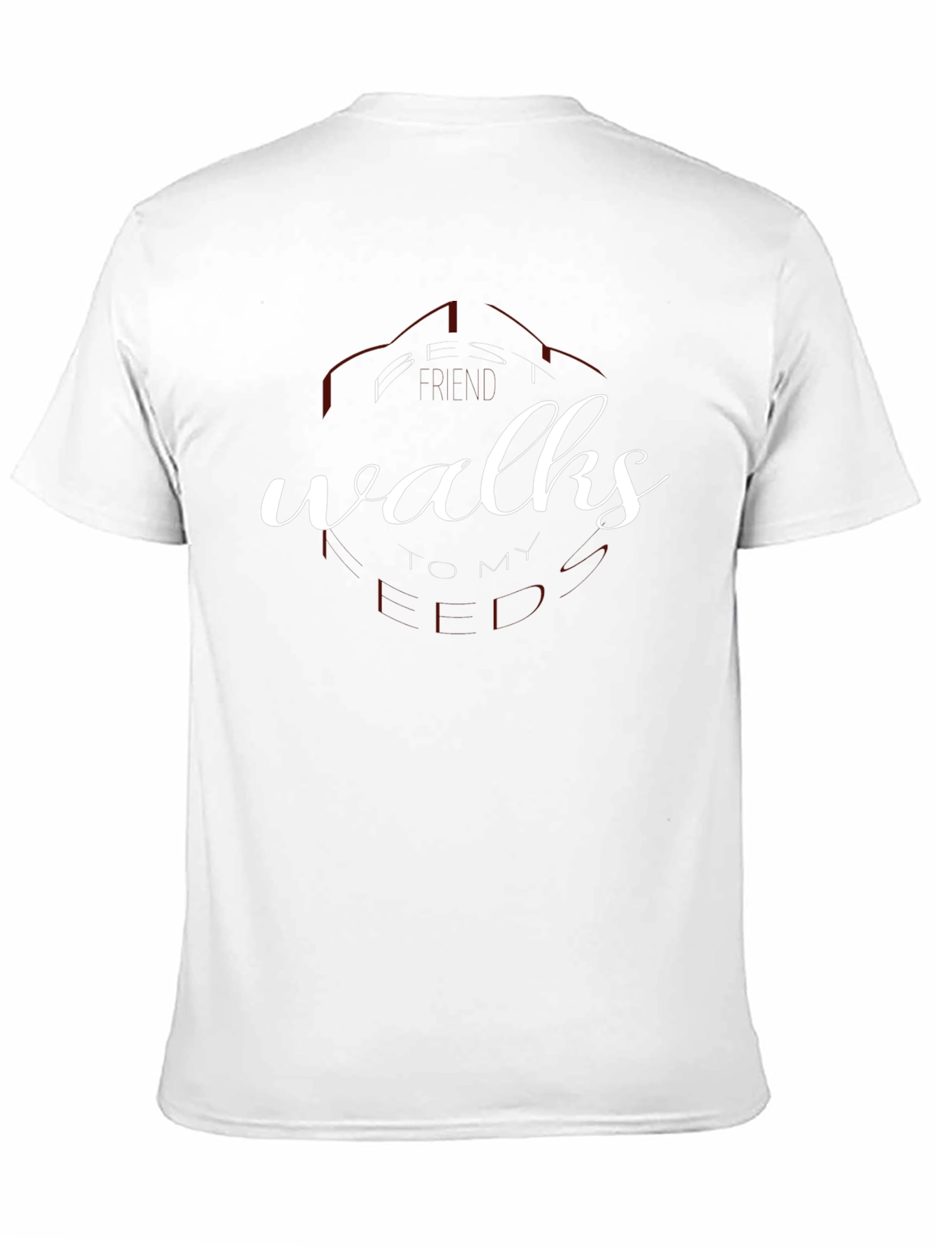 Best Walks To My Heart Black T-Shirt