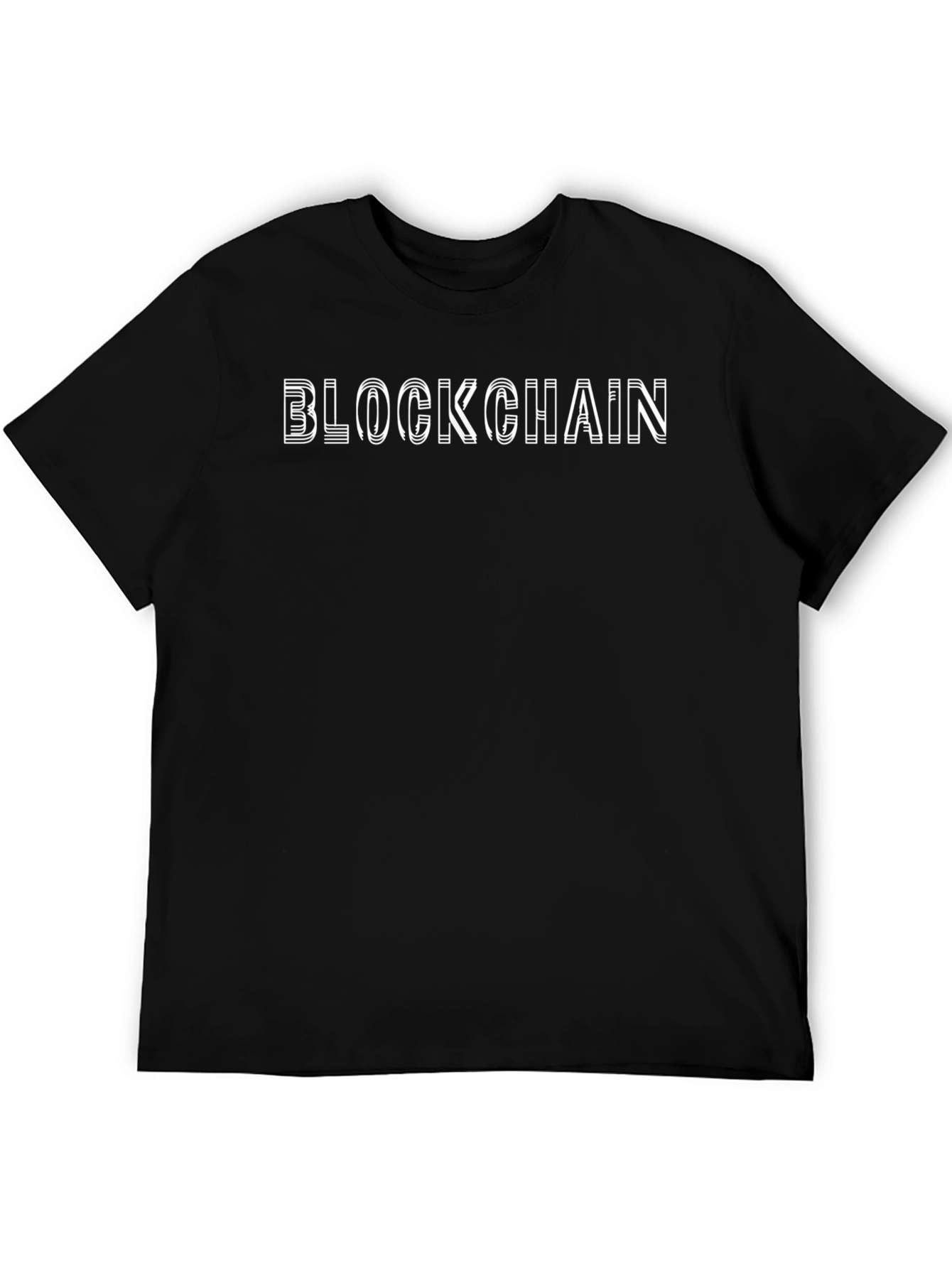 Blockchain Graphic Tee - Black Crypto T-Shirt