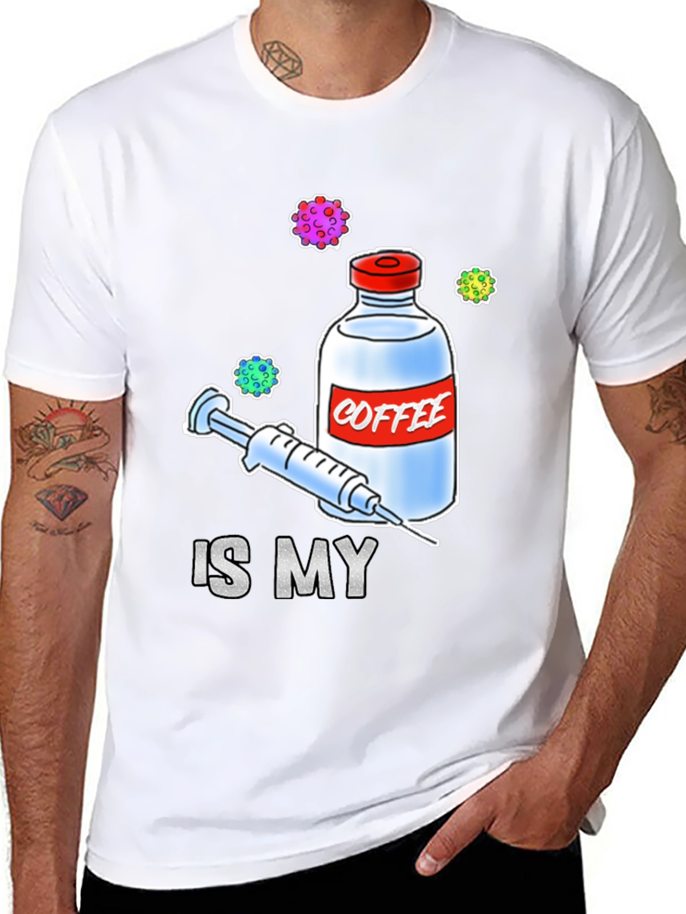 Coffee Injection Graphic T-Shirt