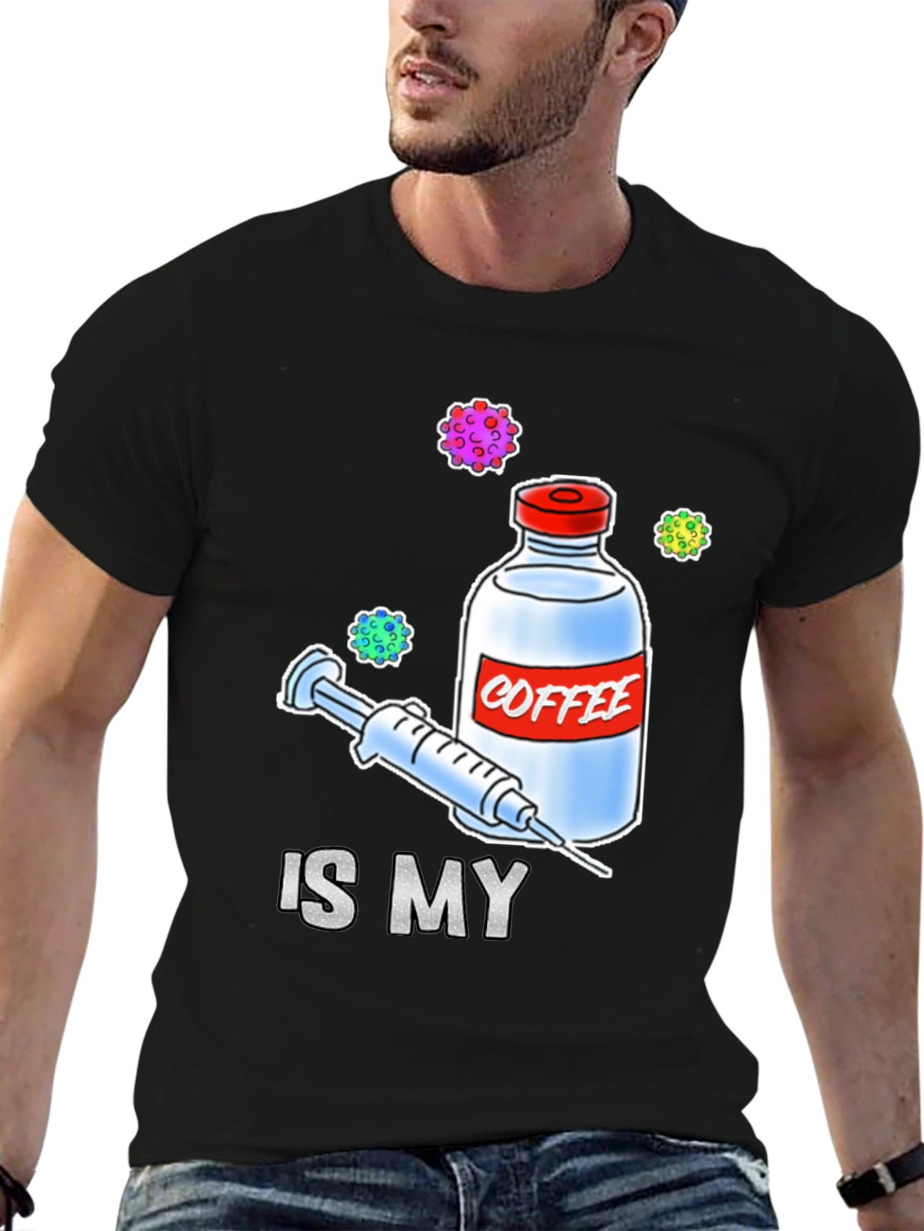Coffee Injection Graphic T-Shirt