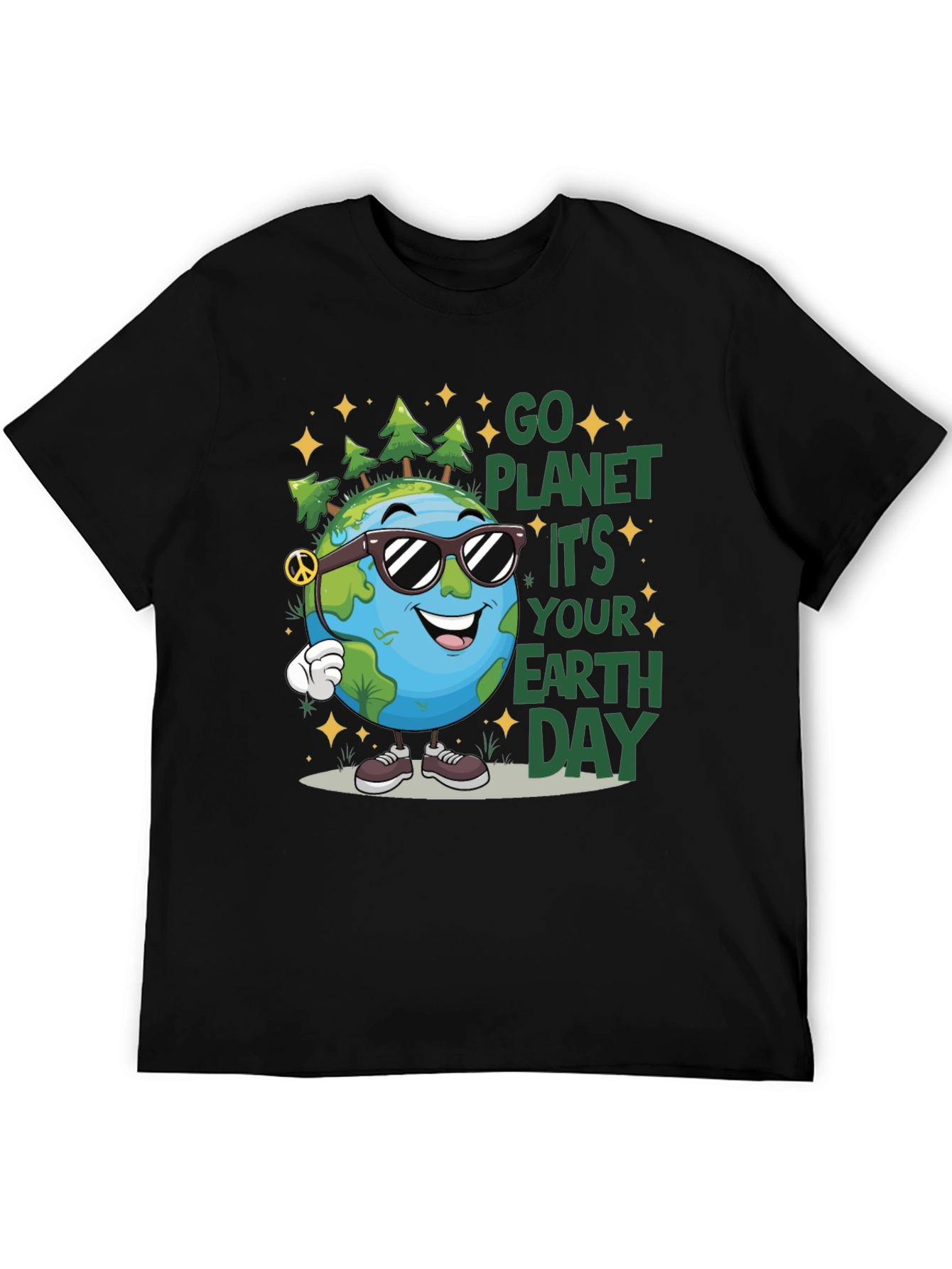 Earth Day Graphic Tee - Go Planet!
