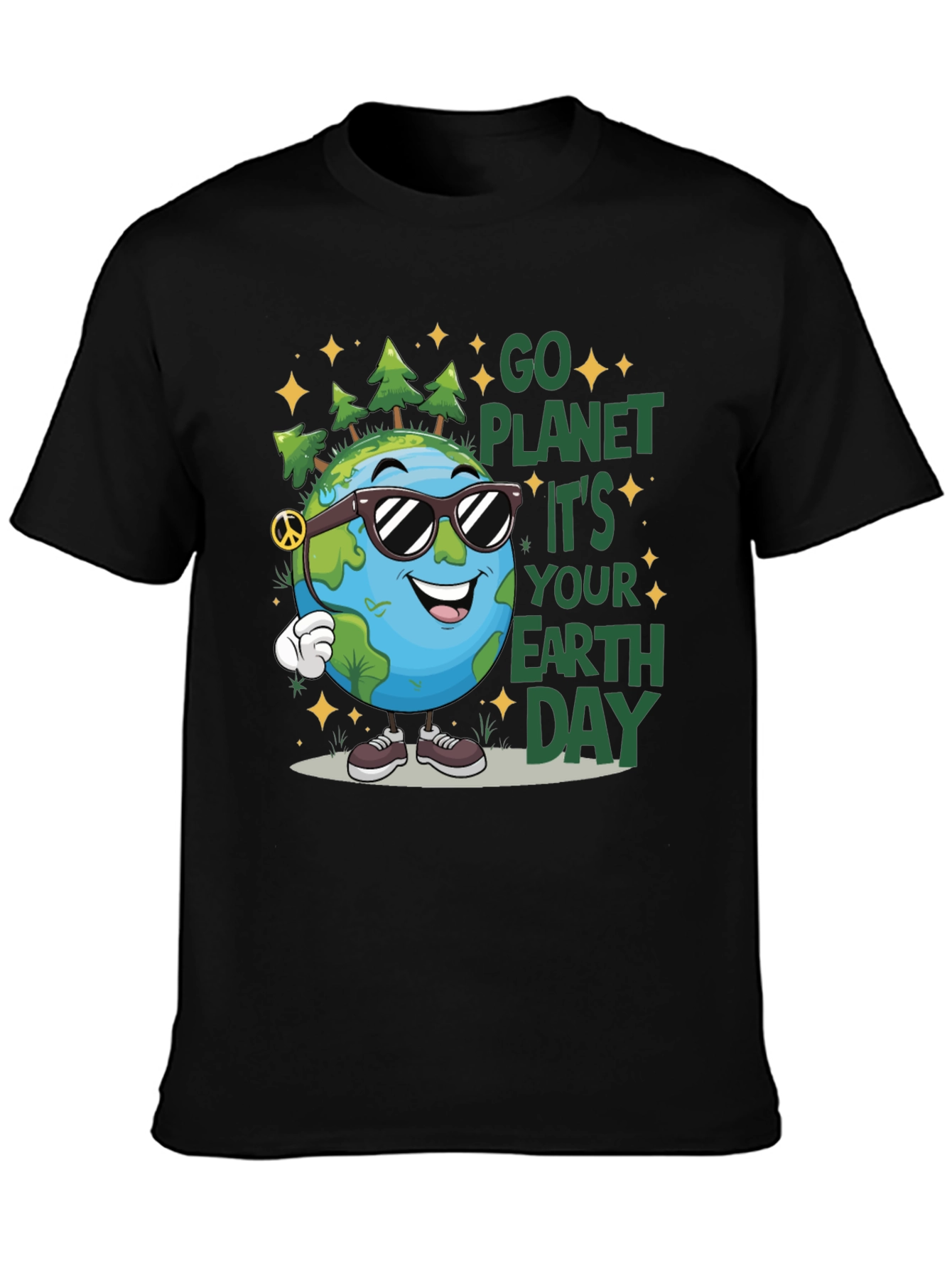 Earth Day Graphic Tee - Go Planet!