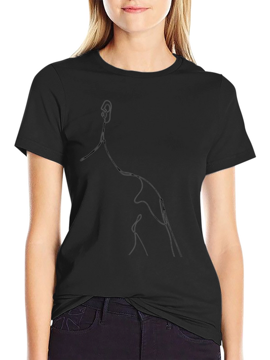 Abstract Line Art T-Shirt