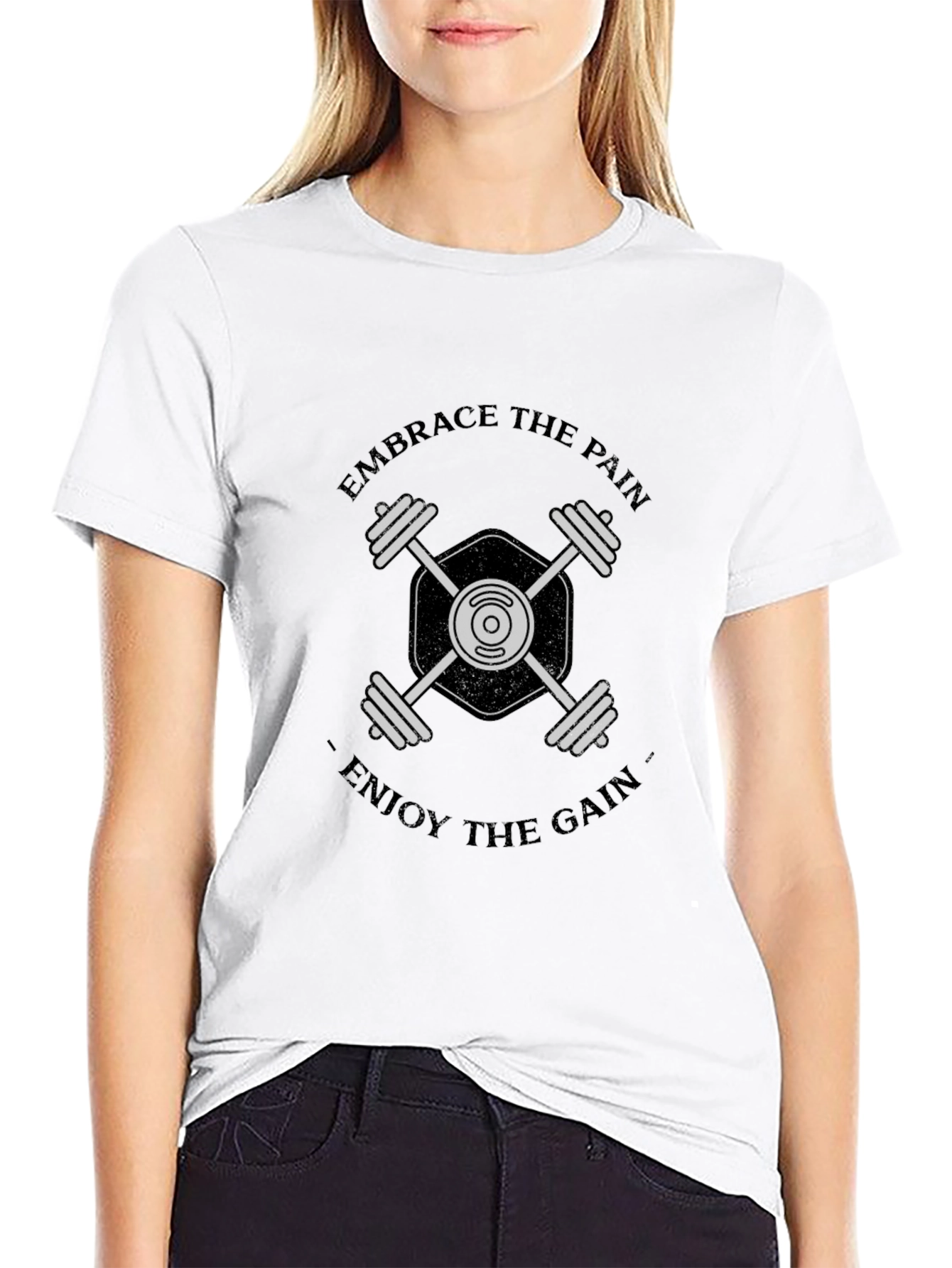 Embrace the Pain Enjoy the Gain Gym T-Shirt