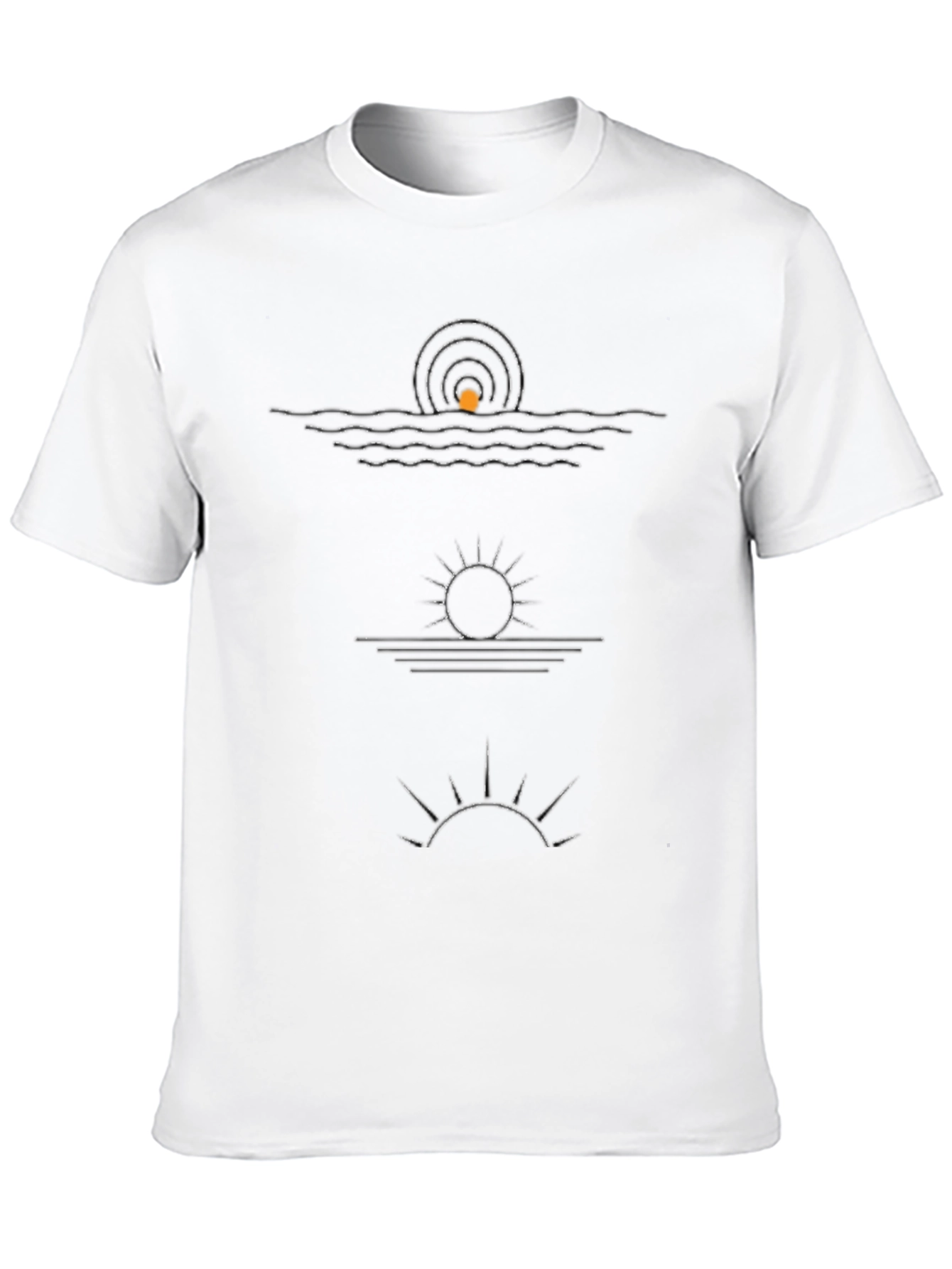 Sunrise Sunset T-Shirt - Relaxed Fit Cotton Tee