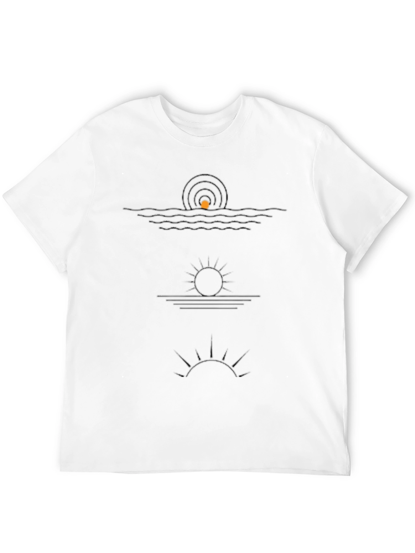 Sunrise Sunset T-Shirt - Relaxed Fit Cotton Tee