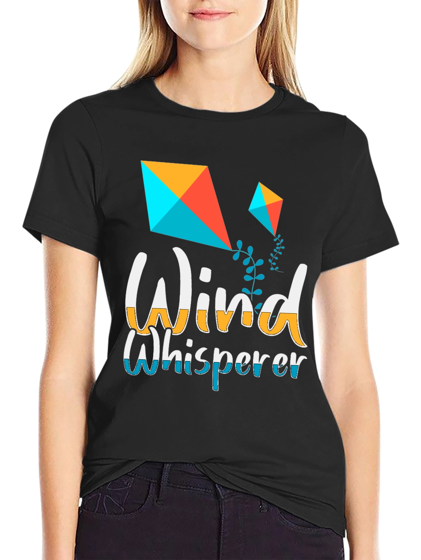 Wind Whisperer Graphic Tee - Kite Design
