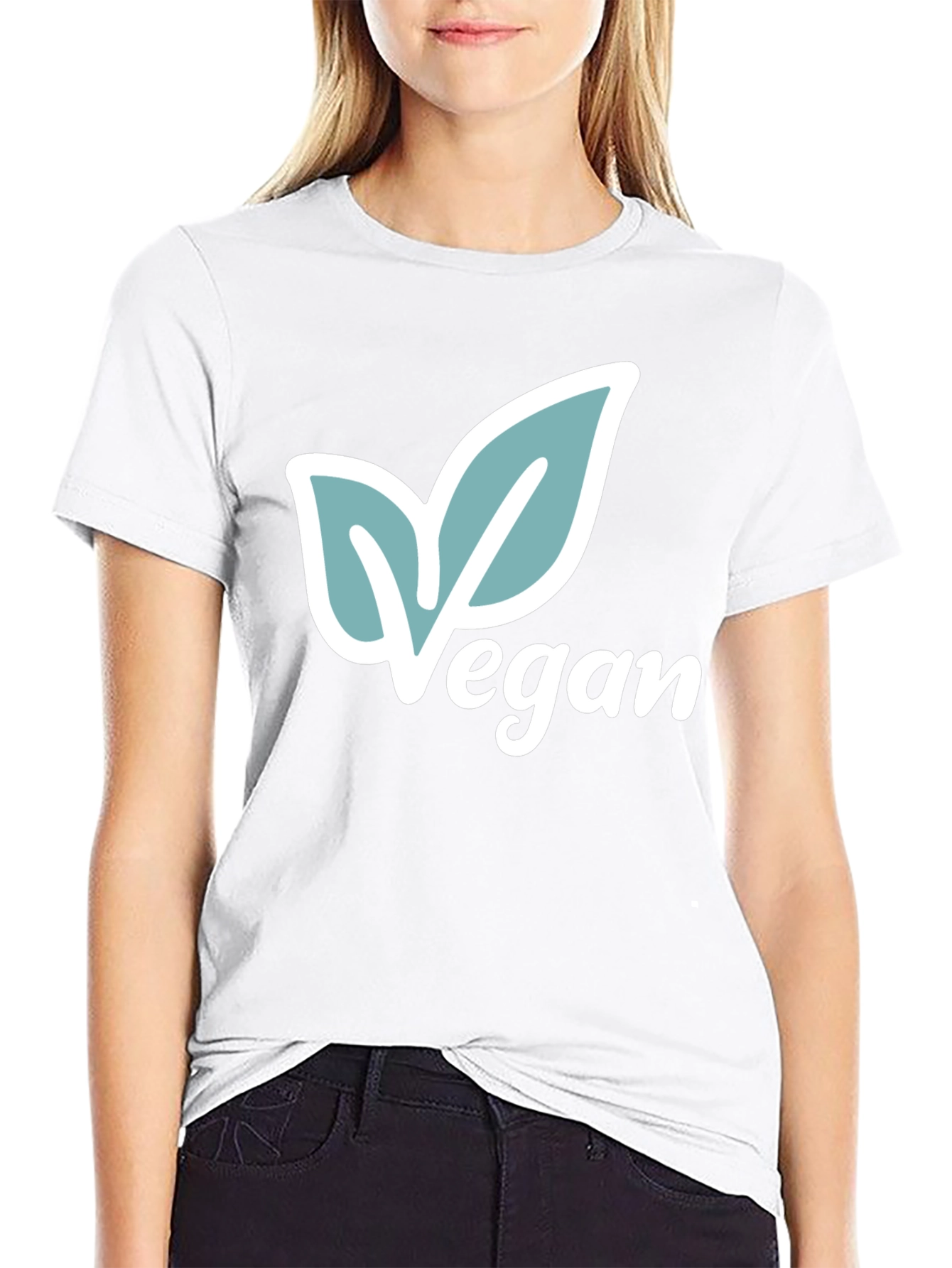 Vegan Leaf T-Shirt - Stylish & Sustainable