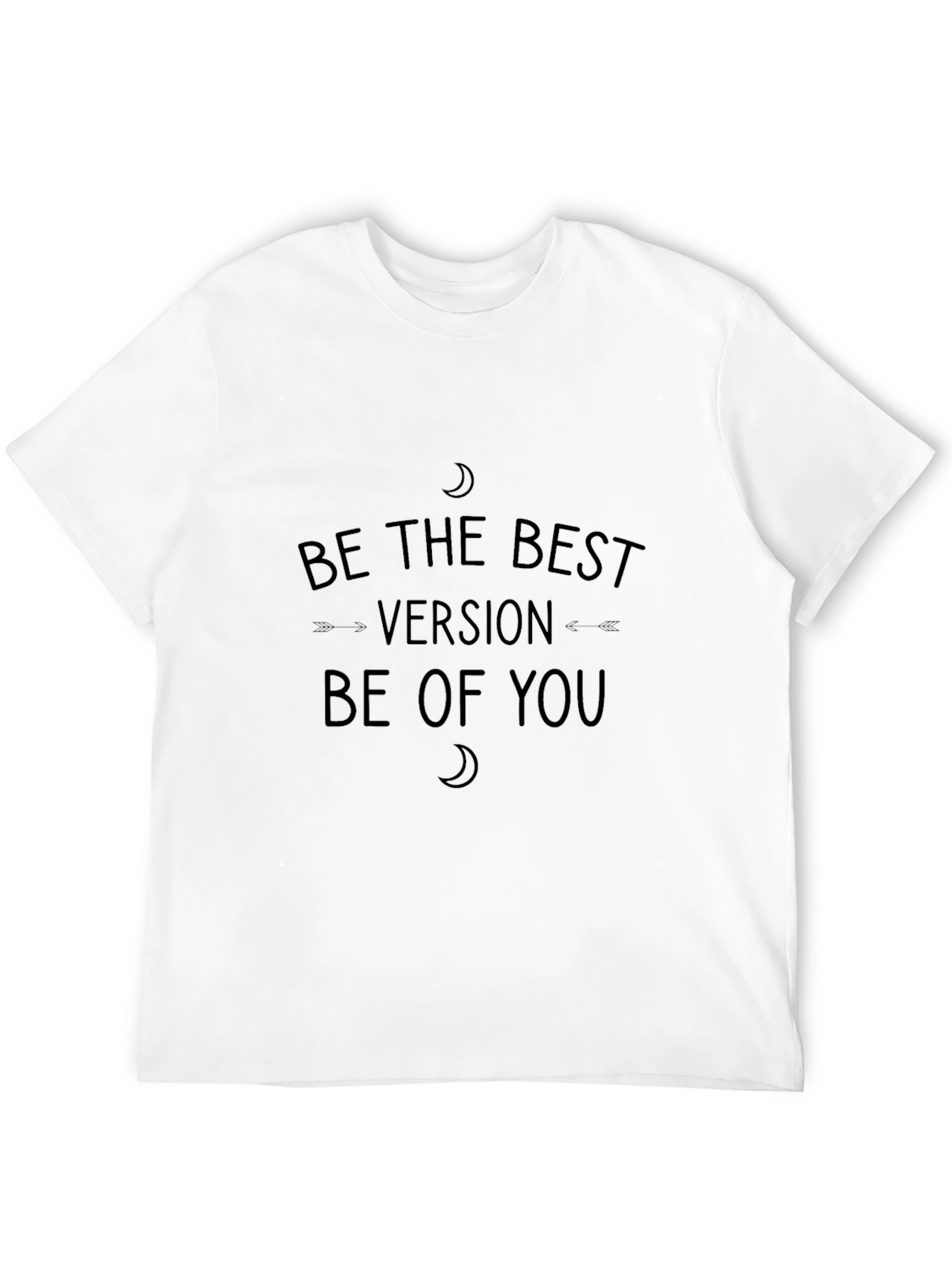Motivational Black T-Shirt: Be The Best Version of You