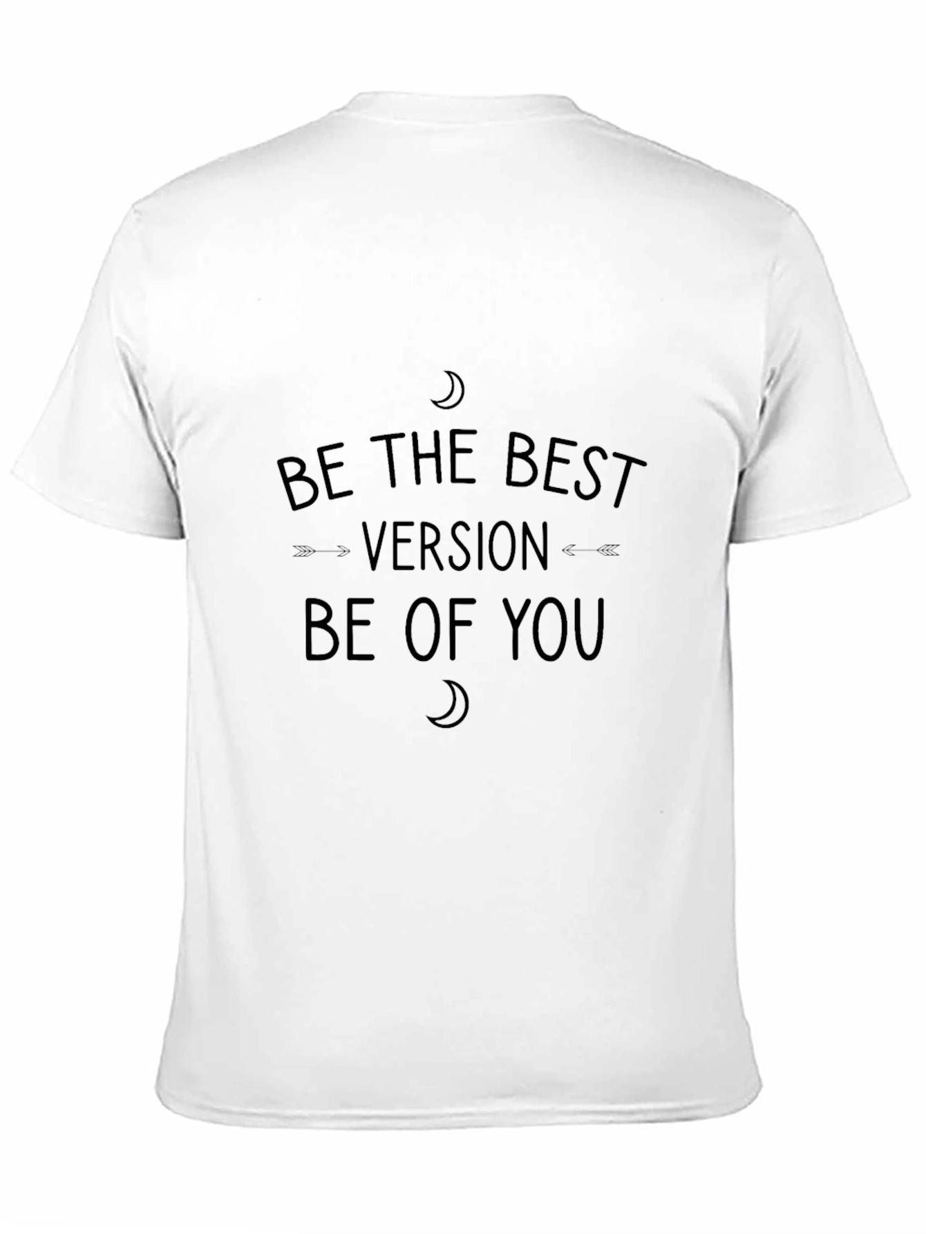 Motivational Black T-Shirt: Be The Best Version of You
