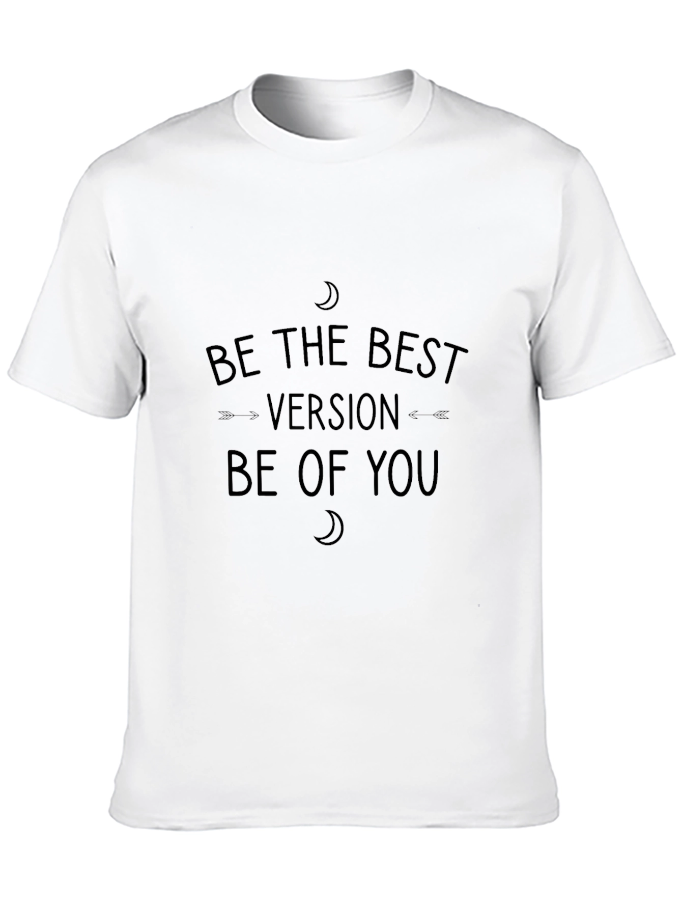 Motivational Black T-Shirt: Be The Best Version of You