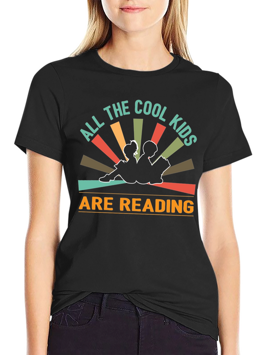 Cool Kids Reading Graphic T-Shirt