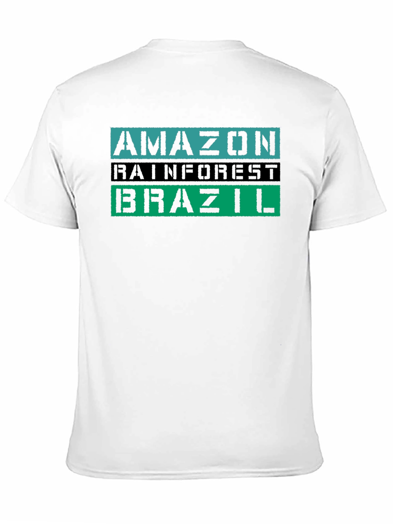 Amazon Rainforest Brazil Tee - Black Graphic T-Shirt