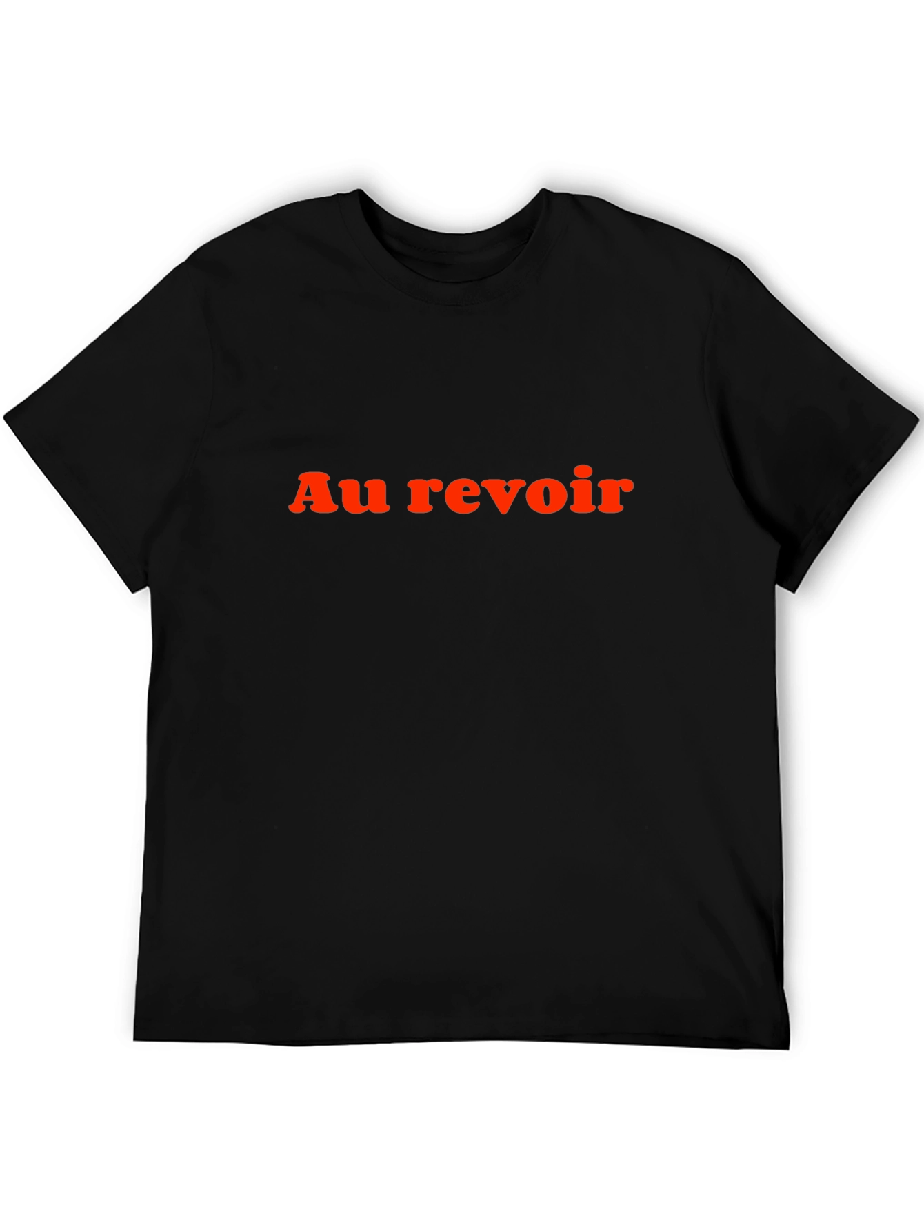 Au Revoir Graphic Tee - Classic Black T-Shirt
