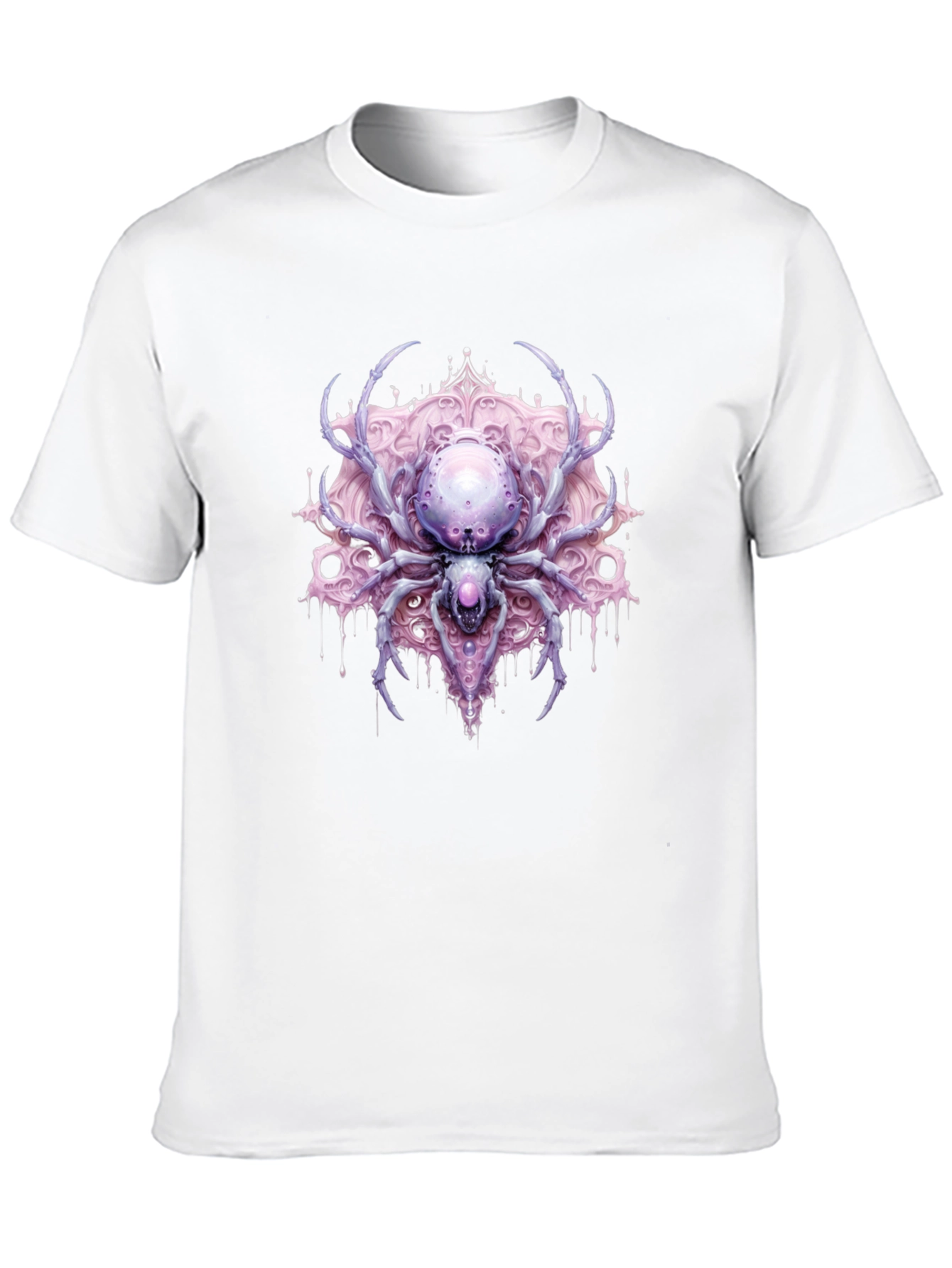 Gothic Spider Graphic Tee - Unique Statement Shirt