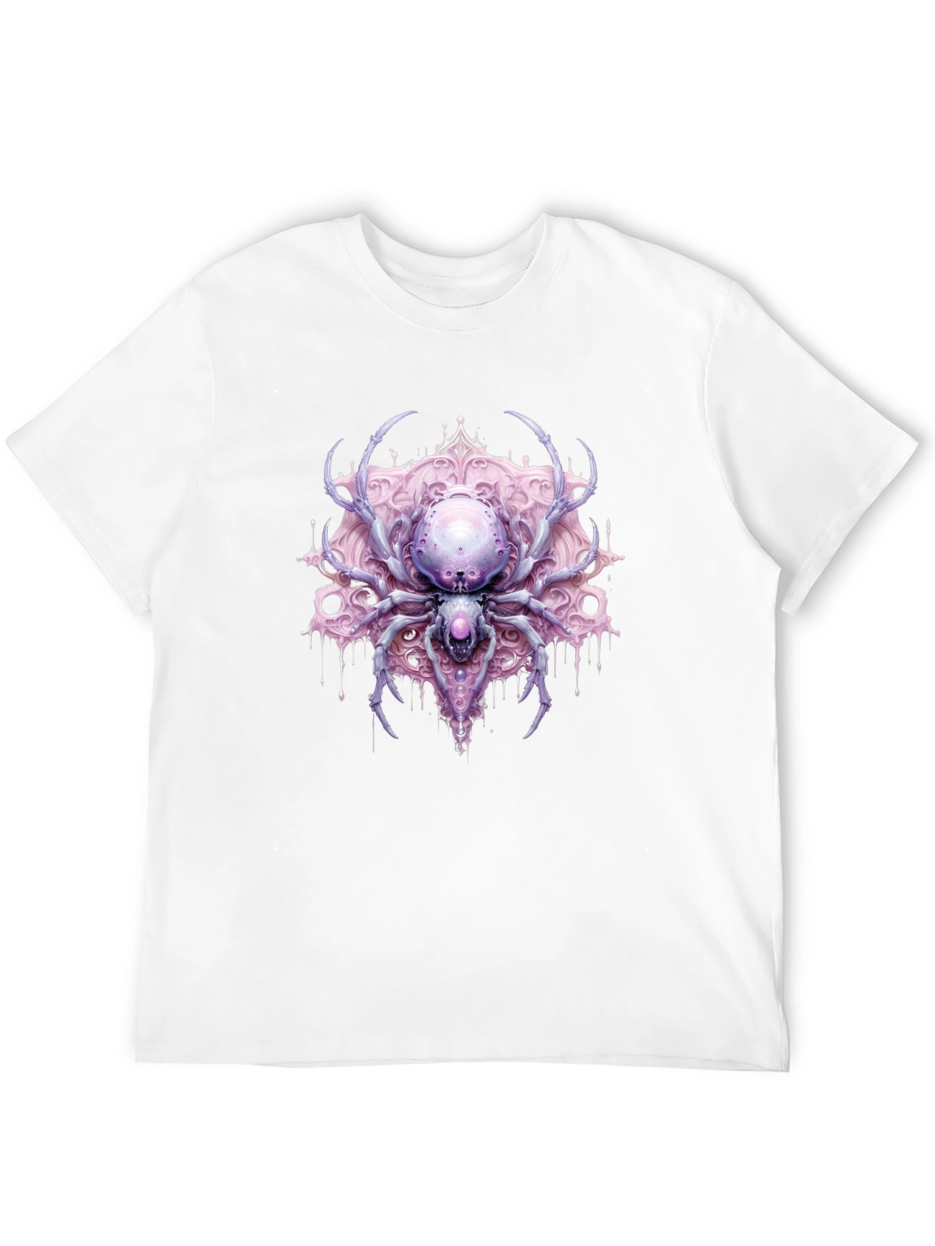 Gothic Spider Graphic Tee - Unique Statement Shirt