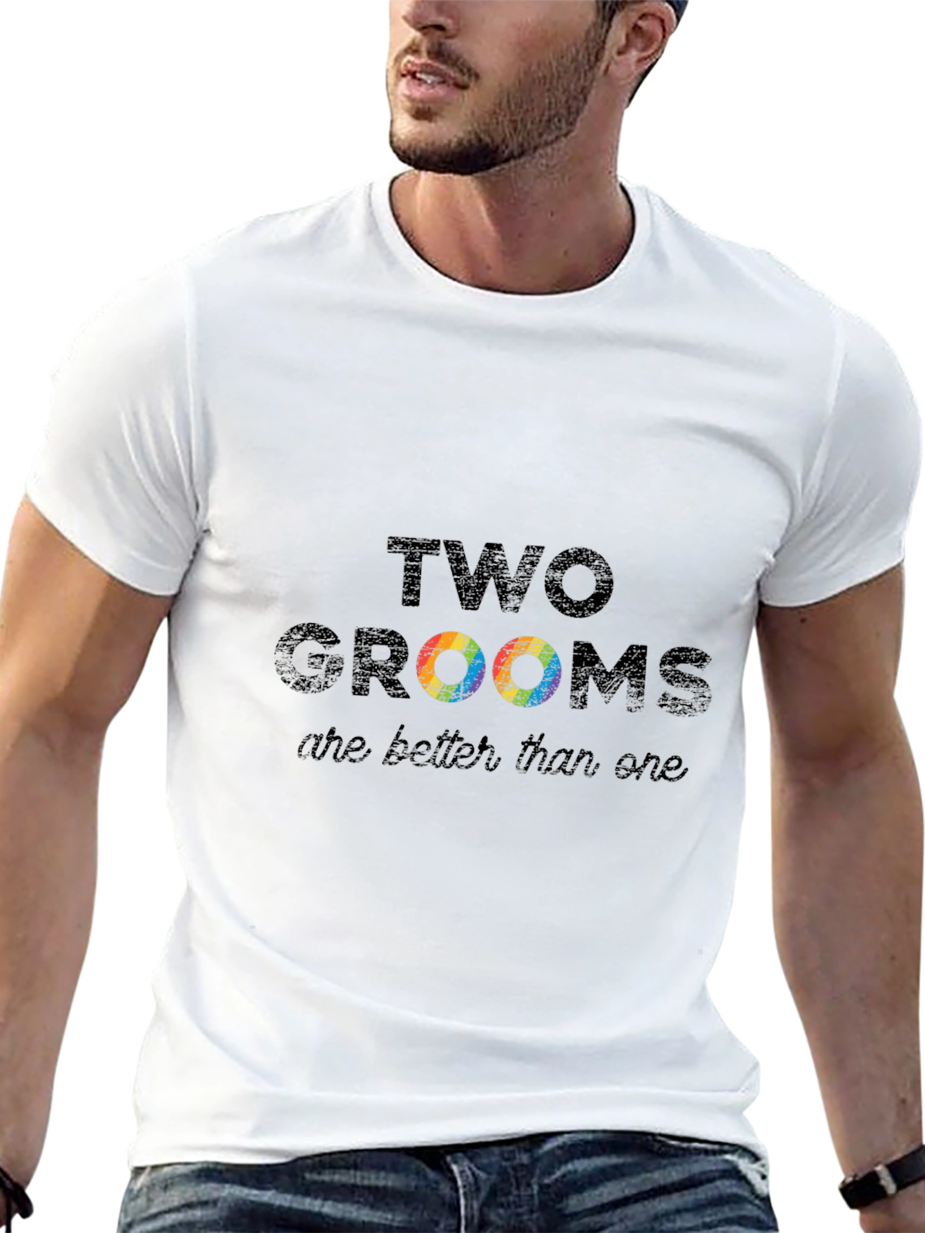 Two Grooms Better Than One Graphic Tee