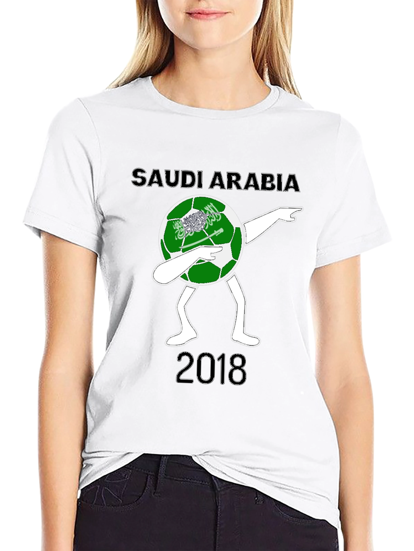 Saudi Arabia Soccer Dab 2018 Graphic Tee
