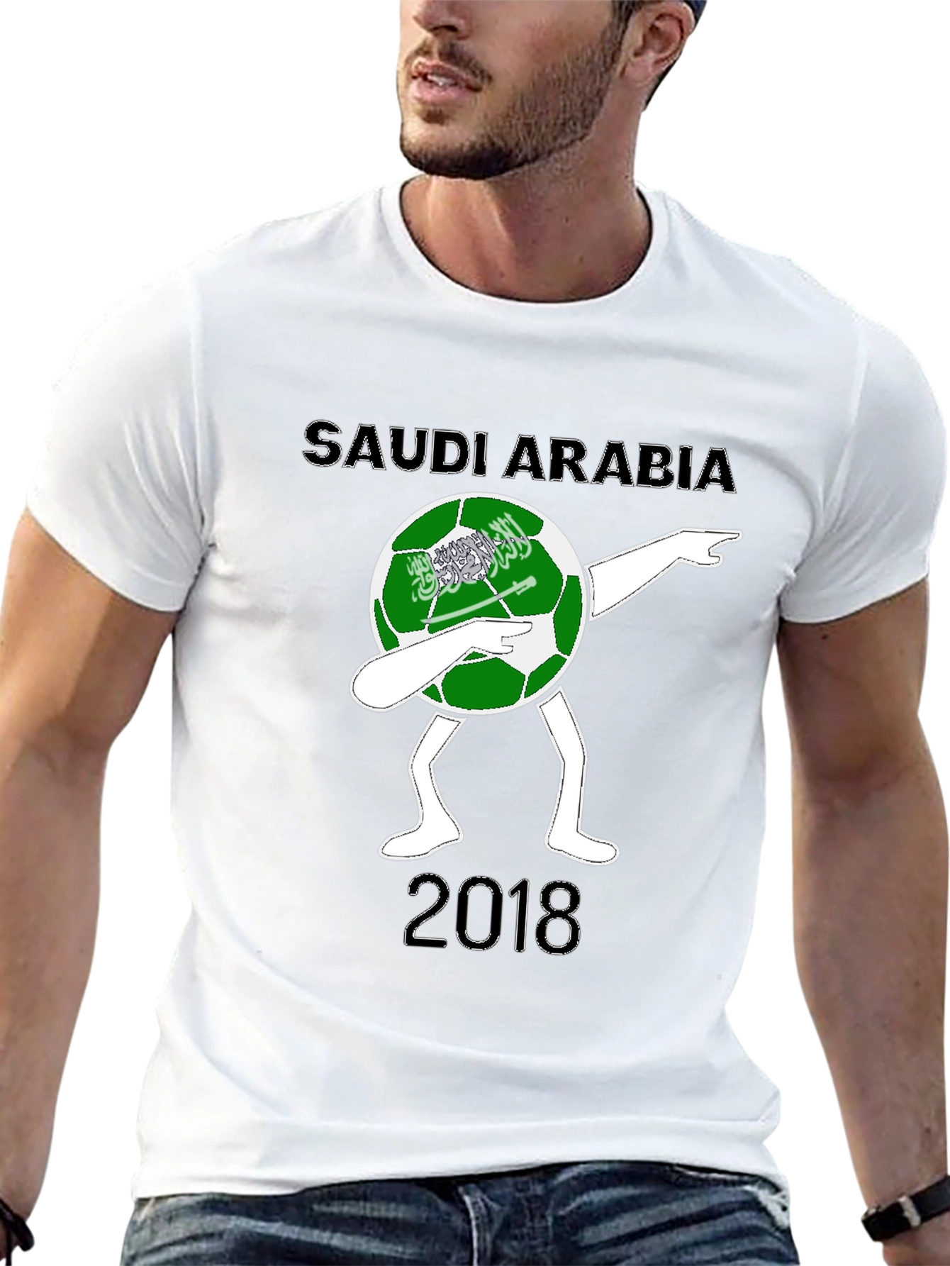 Saudi Arabia Soccer Dab 2018 Graphic Tee