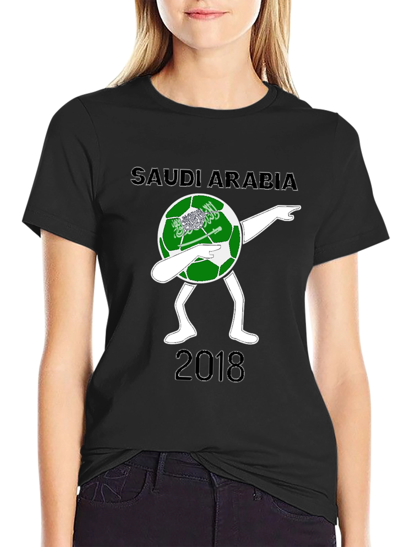 Saudi Arabia Soccer Dab 2018 Graphic Tee