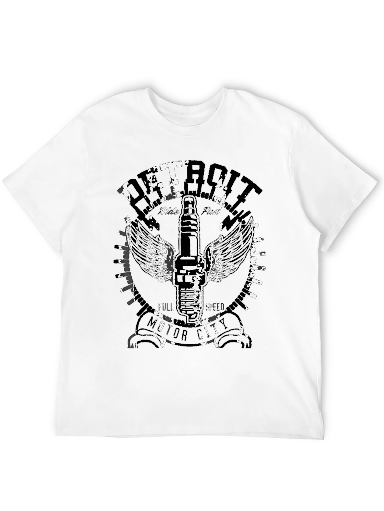 Detroit Motor City Graphic T-Shirt