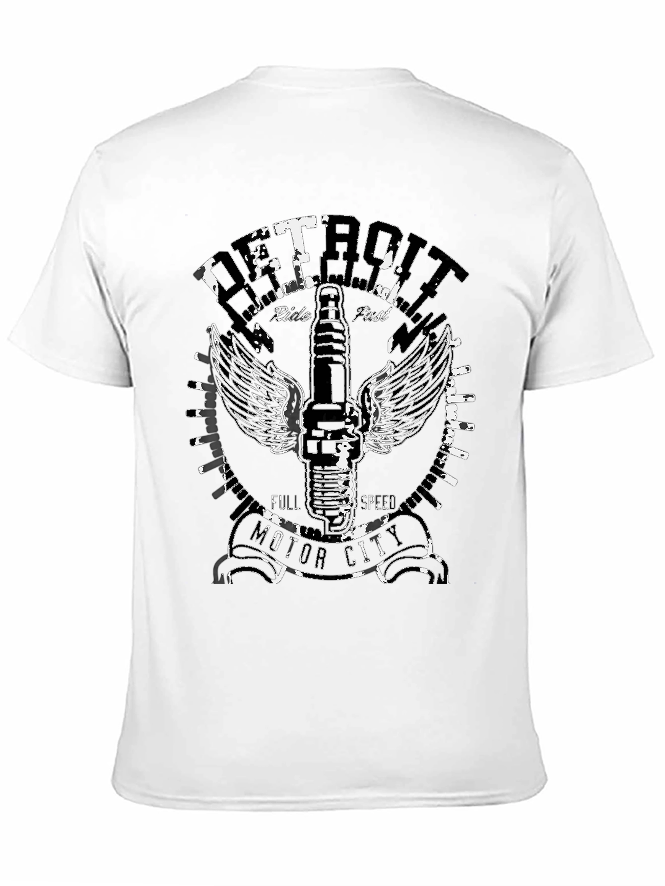 Detroit Motor City Graphic T-Shirt