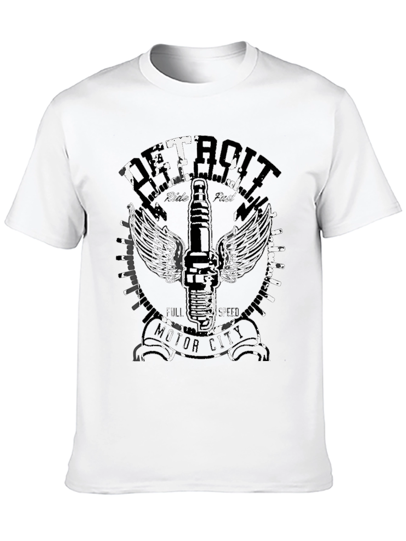 Detroit Motor City Graphic T-Shirt