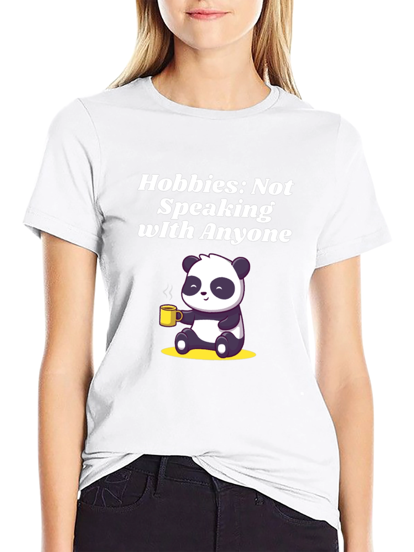 Hobbies: Not Speaking Panda T-Shirt