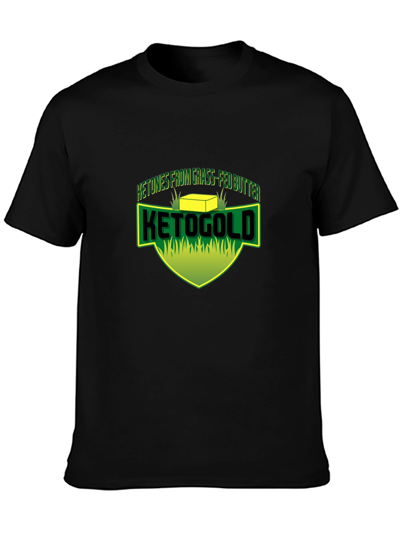 KetoGold Grass-Fed Butter T-Shirt - Black