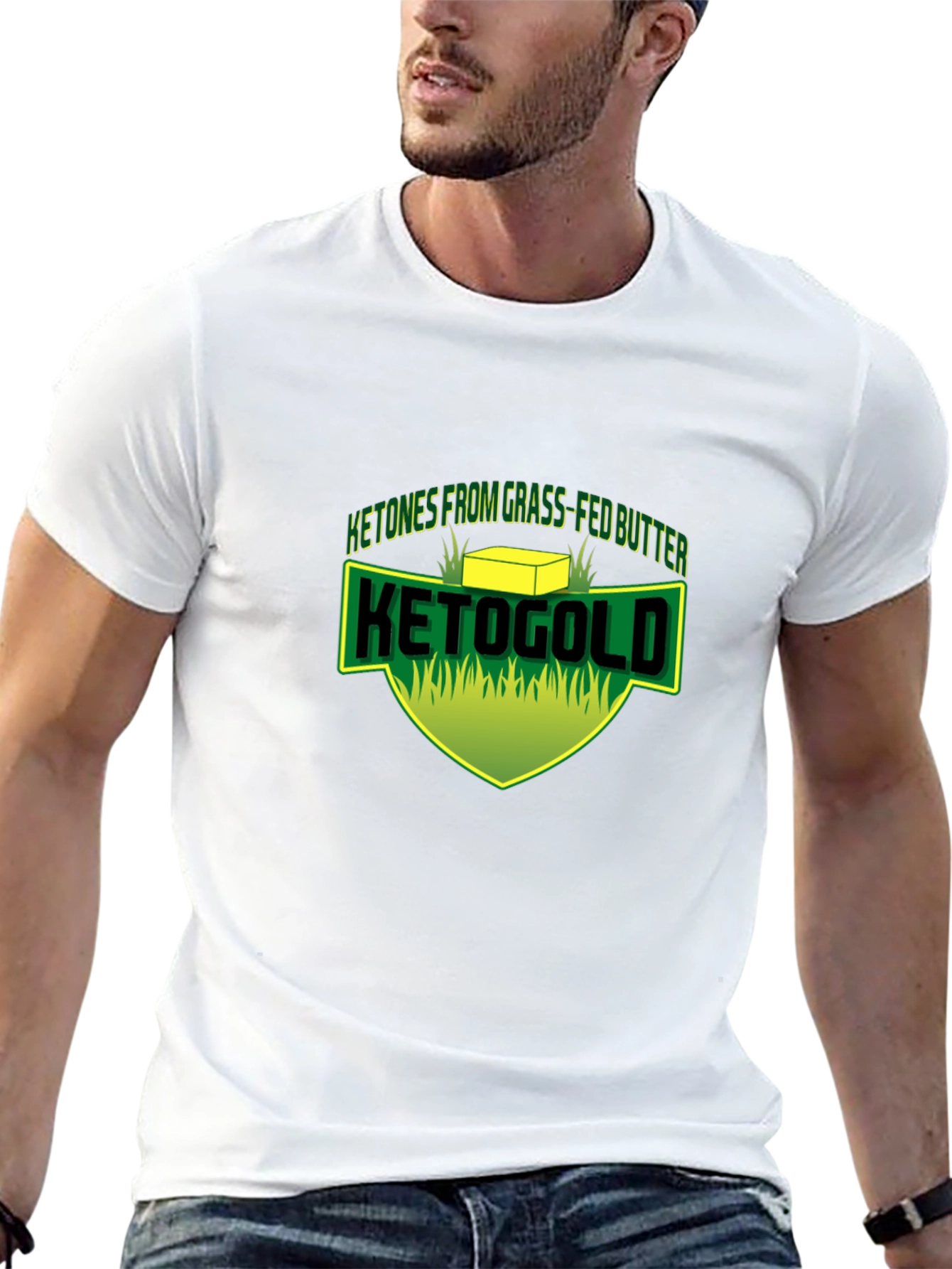 KetoGold Grass-Fed Butter T-Shirt - Black