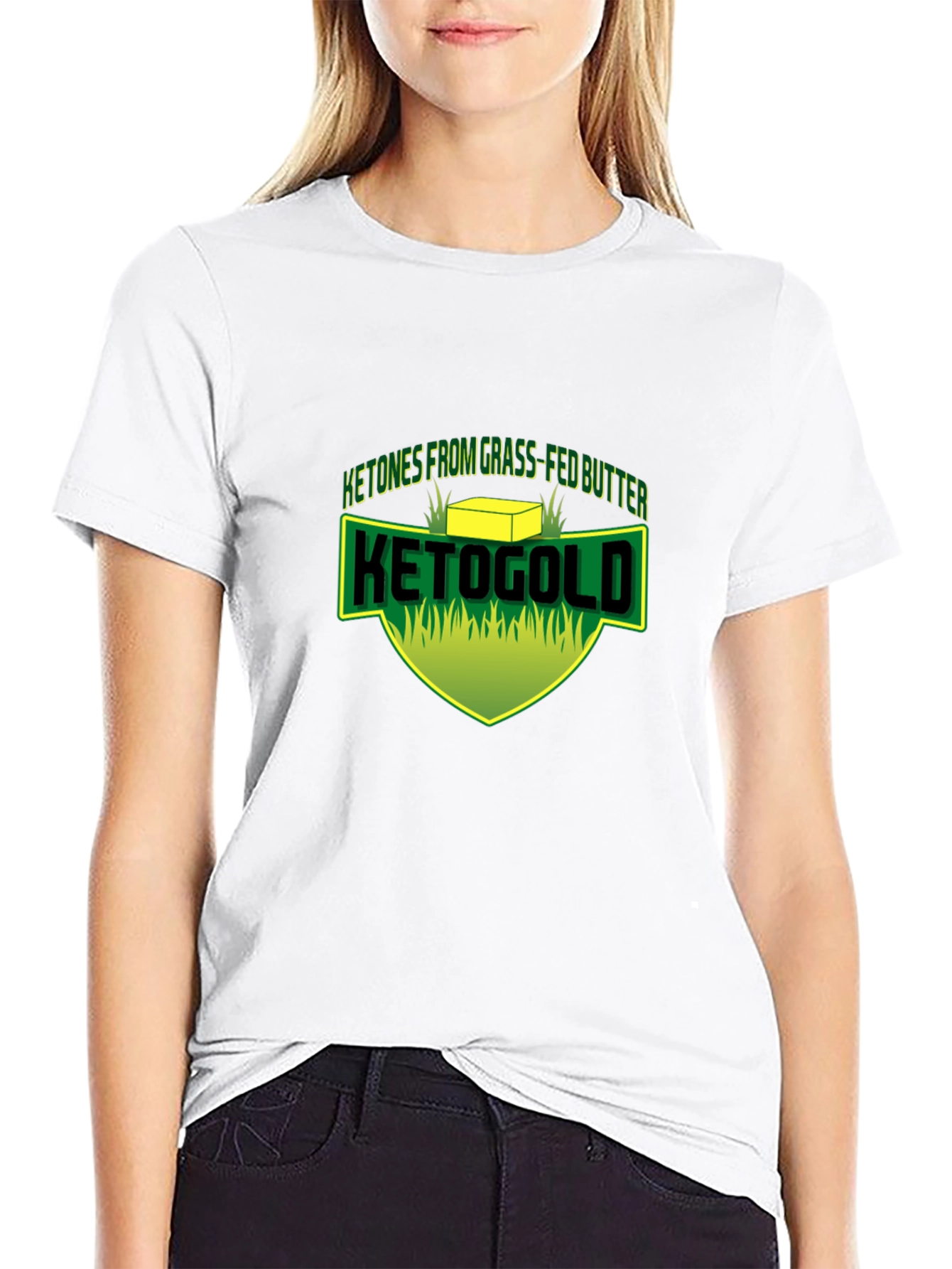KetoGold Grass-Fed Butter T-Shirt - Black