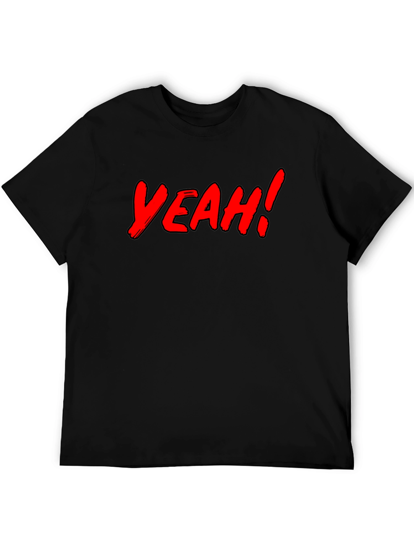 Yeah! Graphic Print Black T-Shirt