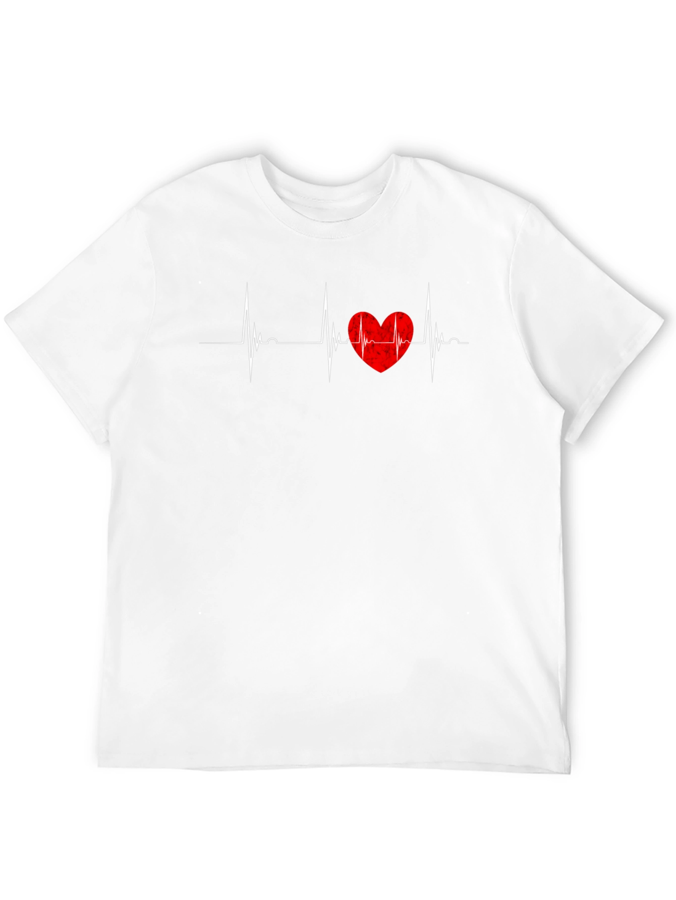Heartbeat Love T-Shirt - Black