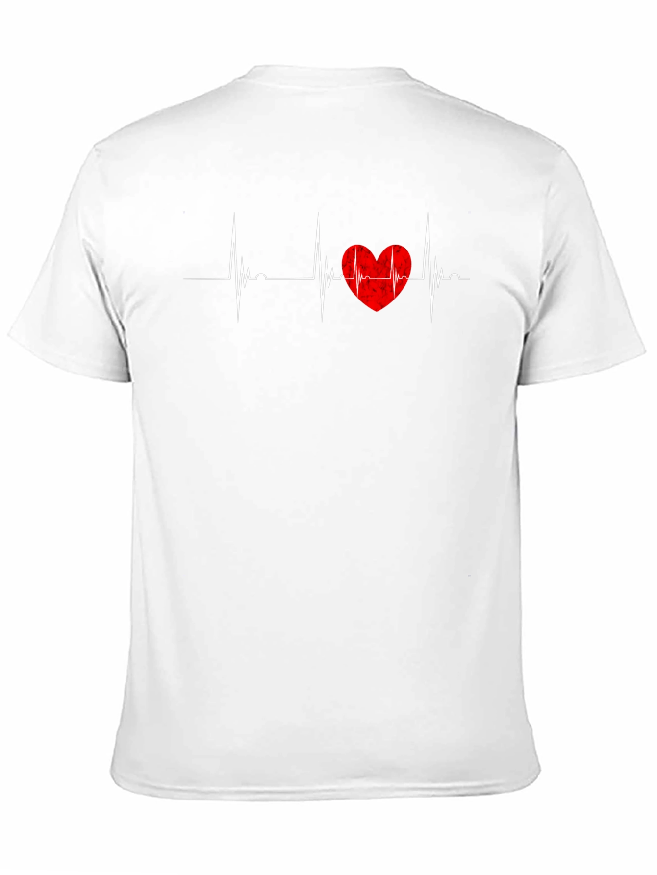 Heartbeat Love T-Shirt - Black