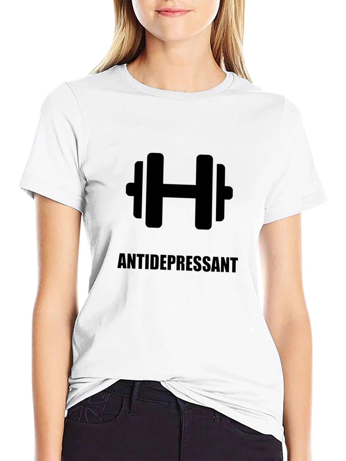 Antidepressant Gym T-Shirt - Weightlifting Motivation