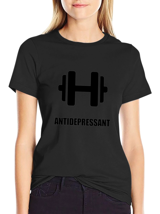 Antidepressant Gym T-Shirt - Weightlifting Motivation