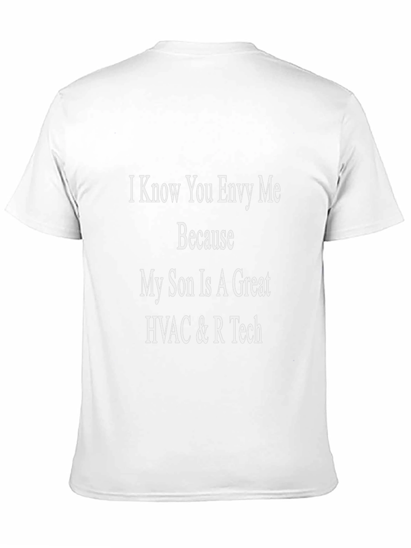 Proud HVAC & R Tech Son Black T-Shirt