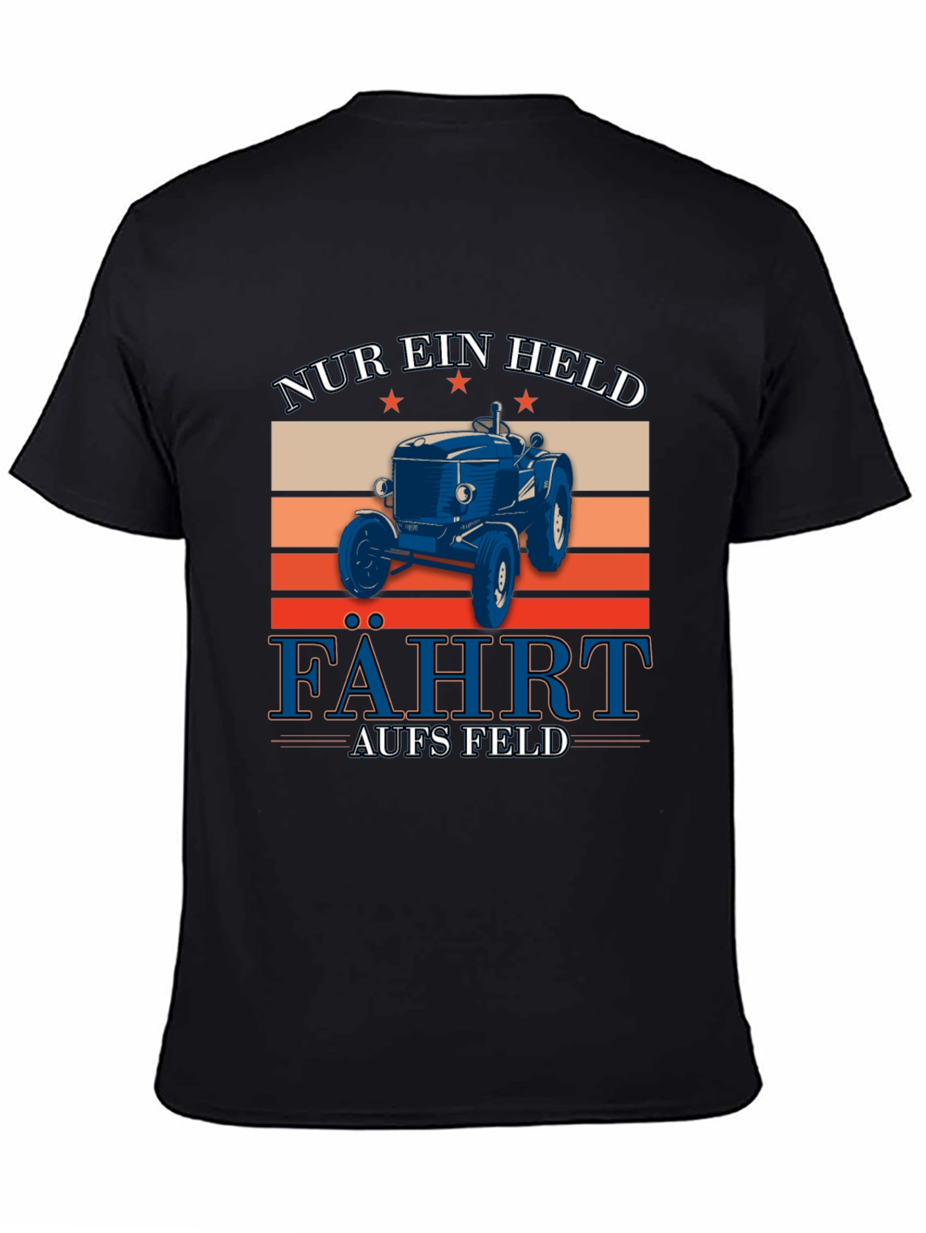 NUR EIN HELD Tractor Graphic T-Shirt