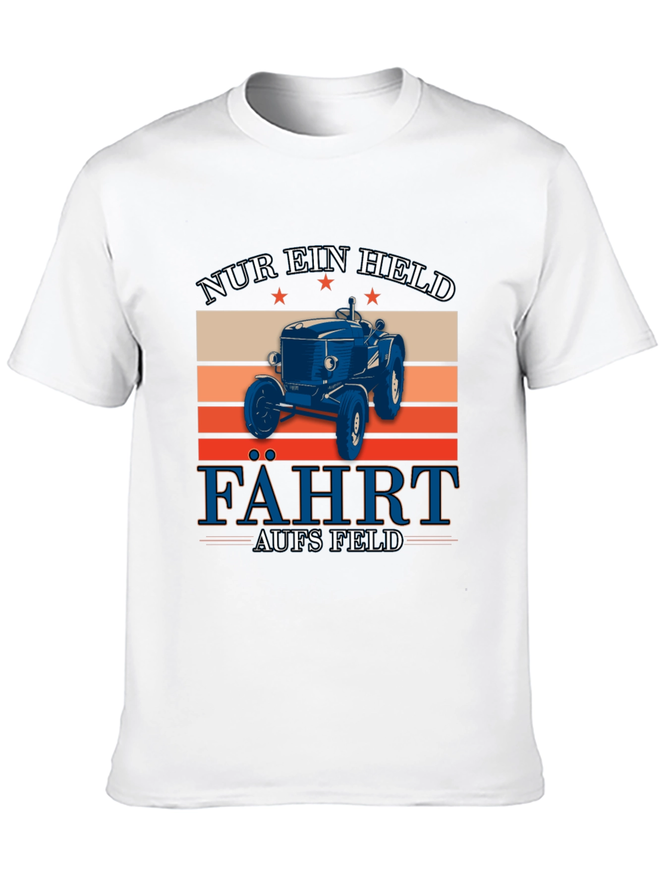 NUR EIN HELD Tractor Graphic T-Shirt