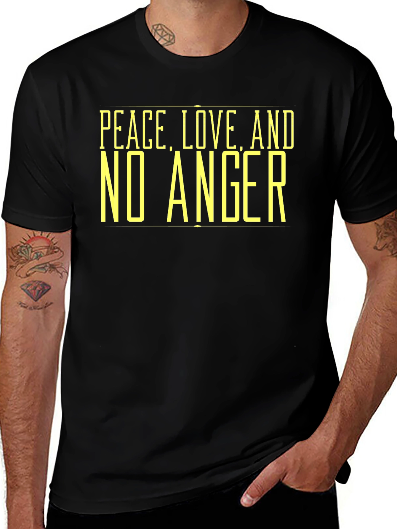 Peace Love and No Anger Graphic Tee